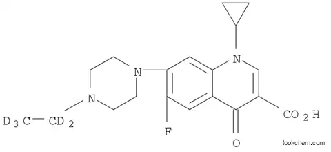 Molecular Structure of 1173021-92-5 (Enrofloxacin-d5)